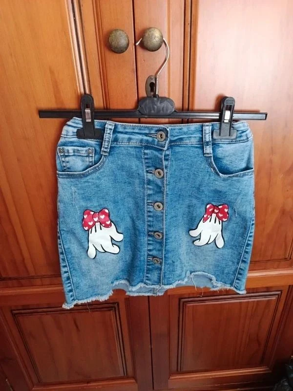 Falda Vaquera Disney Minnie Mouse - Talla 12 años / Fashion Jeans – photo 3